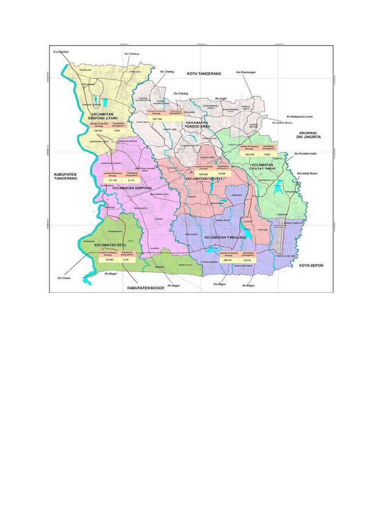 Peta Tangsel | PDF