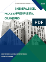 Aspectos Generales Del Presupuesto Público Colombiano 2022
