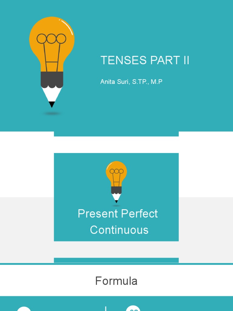 Tenses+Part+II | PDF | Perfect (Grammar) | Verb