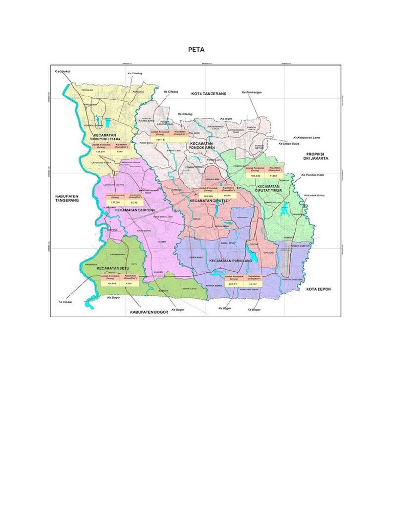Peta Tangsel 6 | PDF
