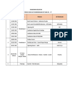 Rundown Kegiatan