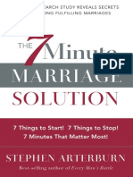 7-Minute Marriage Solution, The 7 Things To Start 7 Things To Stop 7 Minutes That Matter Most (Stephen Arterburn)