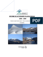 Informe de Actividades Glaciológicas 2008-2009