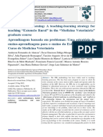 Problem-Based Learning: A Teaching-Learning Strategy For Teaching "Extensão Rural" in The "Medicina Veterinária" Graduate Course