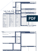 Traveller 2e Character Sheet Fillable