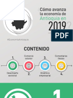 Como Avanza La Economia de Antioquia 2019