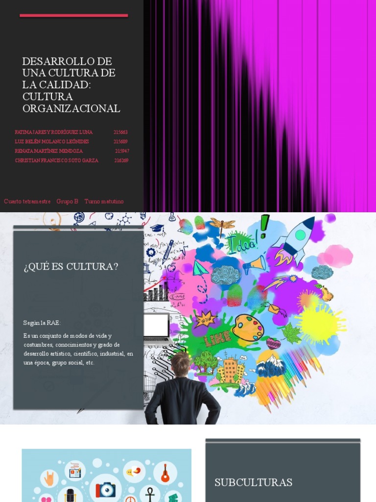 Desarrollo de Una Cultura de Calidad en La Organización | PDF | Cultura ...
