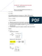 5e) Problemas Aplicación - Equilibrio General de Intercambio