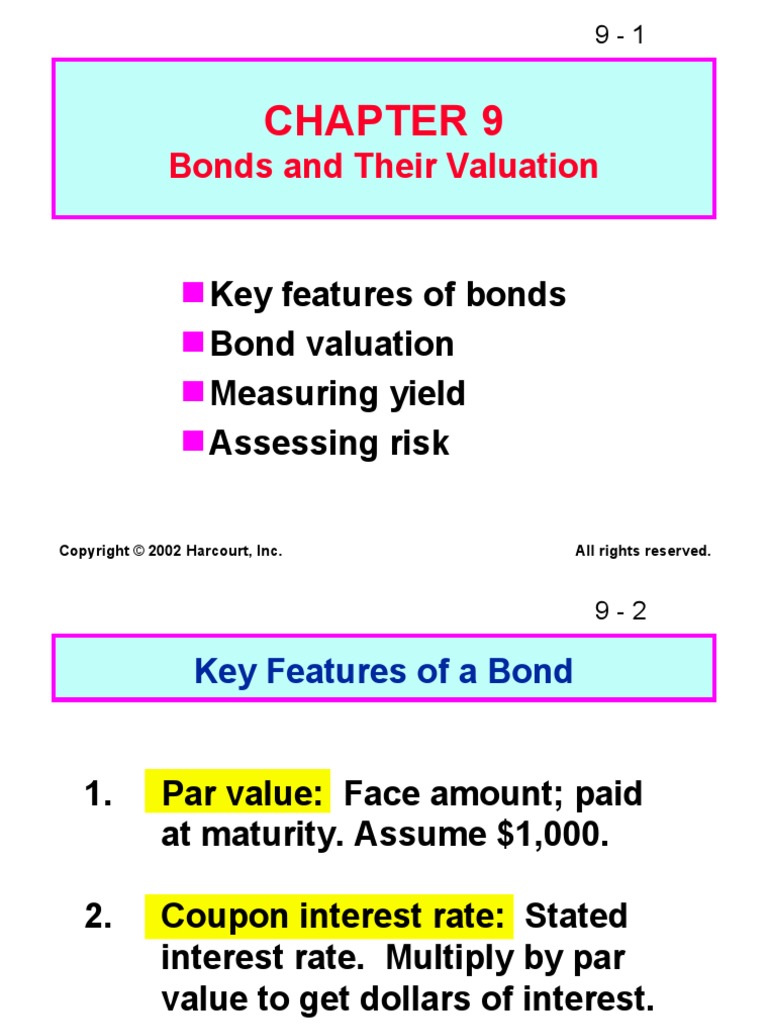 CH 09 Bonds Valuation | PDF | Bonds (Finance) | Interest