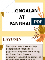 Pangngalan at Panghalip