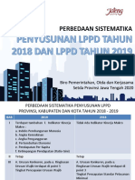 PERBEDAAN SISTEMATIKA PENYUSUNAN LPPDTAHUN 2018 - 2019 (Kabupaten)