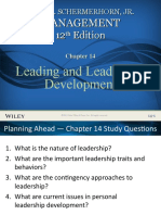 Chapter 14 - Leading and Leadership