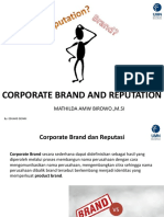 MHSW - CORPORATE BRAND AND REPUTATION