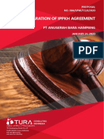 Preparation of IPPKH Agreement Proposal (ABH - TURA)