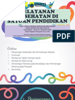 Kabid Kesmas - Pelayanan Kesehatan Di Satuan Pendidikan