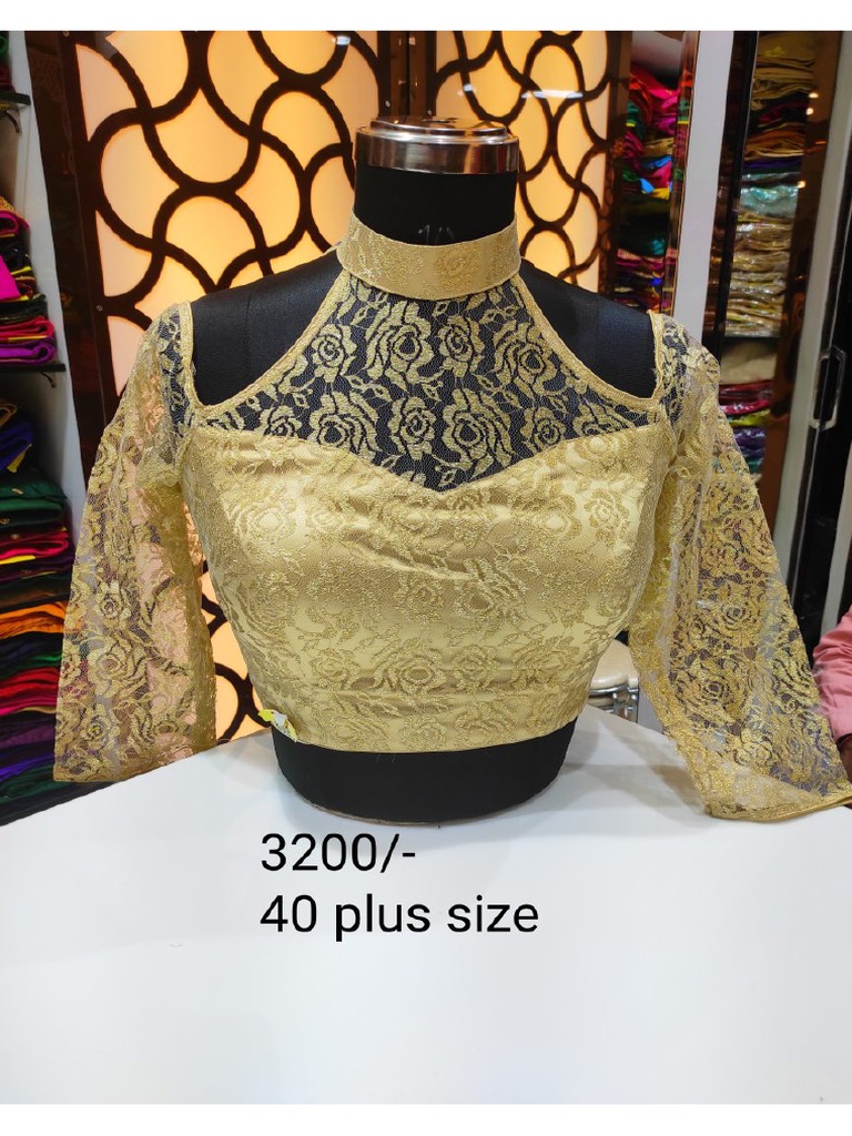 Yellow Ready to Wear Hand Work Blouse
