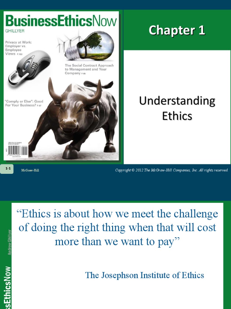 Chapter01 - Business Ethics | PDF