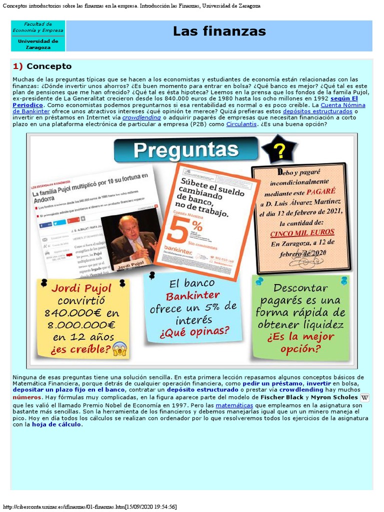 Introduccion A Las Finanzas | PDF | Interés | Presupuesto