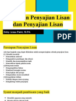 4. PERSIAPAN PENYAJIAN LISAN DAN PENYAJIAN LISAN