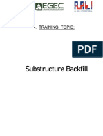 Substructure Backfill