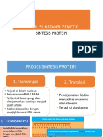 Bab 3 Subab Sintesis Protein