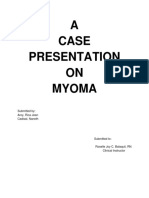 Final Case Presentation Myoma