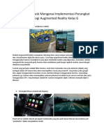 Implementasi Perangkat Teknologi Augmented Reality