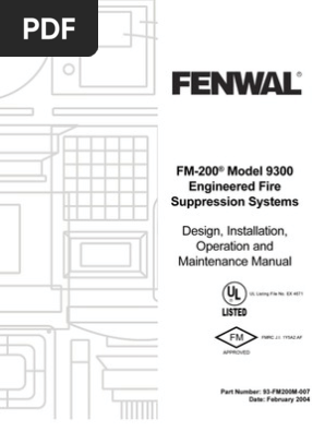 Fenwalfm 0 Manual Pdf Valve Pipe Fluid Conveyance
