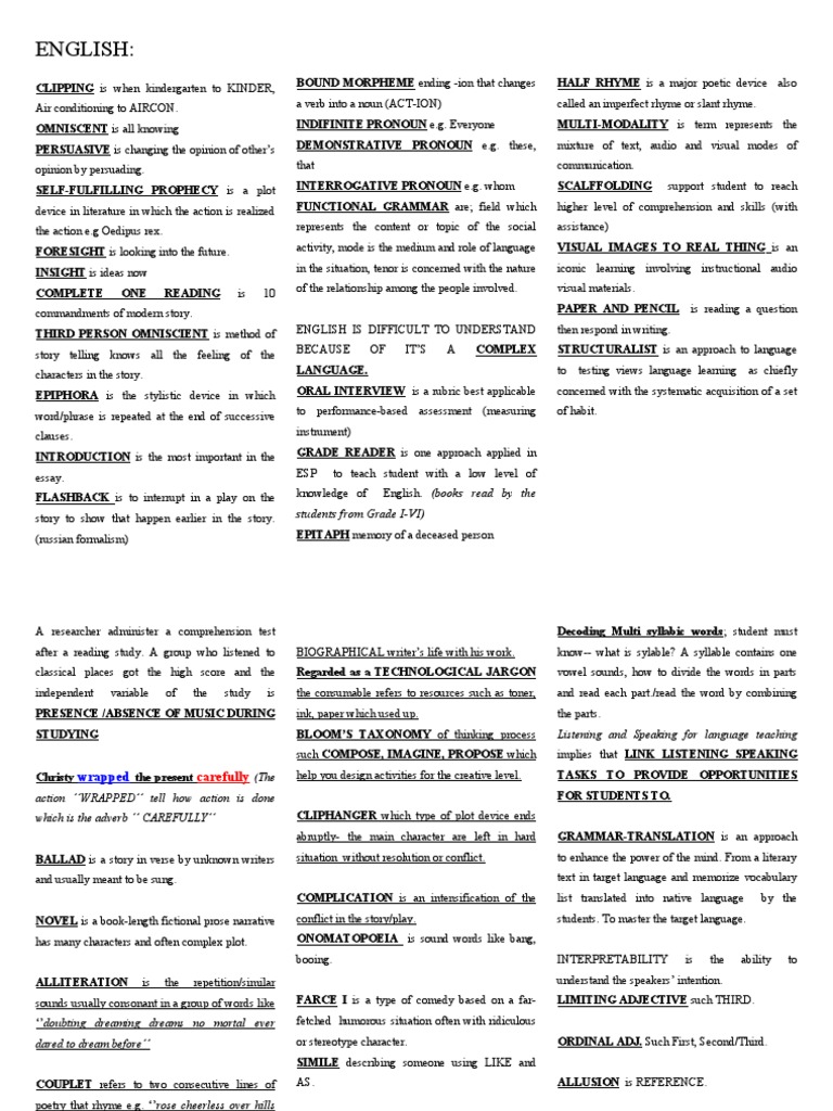 English | PDF | Word | Teaching Method