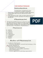 Communication with other Healthcare Professionals PHCARE2