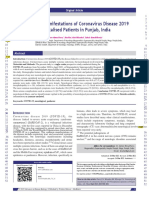 Neurological Symptoms in Covid19