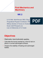 Fluid Mechanics WK 2