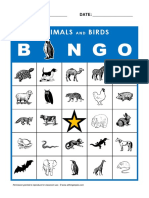 Bingo Animals