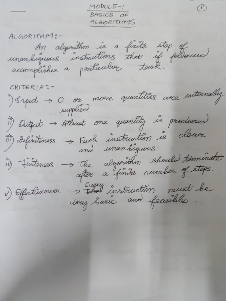 Basics of Algorithms | PDF