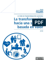 Tranformación Sanitaria Basada en Valor