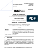 ICAO-IMO JWG-SAR-24-WP.15 - Development of The IMO Model Course For SAR Mission Coordination (The Islamic Republic of I... )