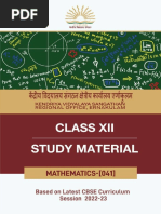 Xii-Study Materials 2022-23 With Sp-1