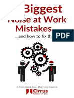 Biggest Noise at Work Mistakes Ebook