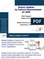 Safety Culture Improvement 