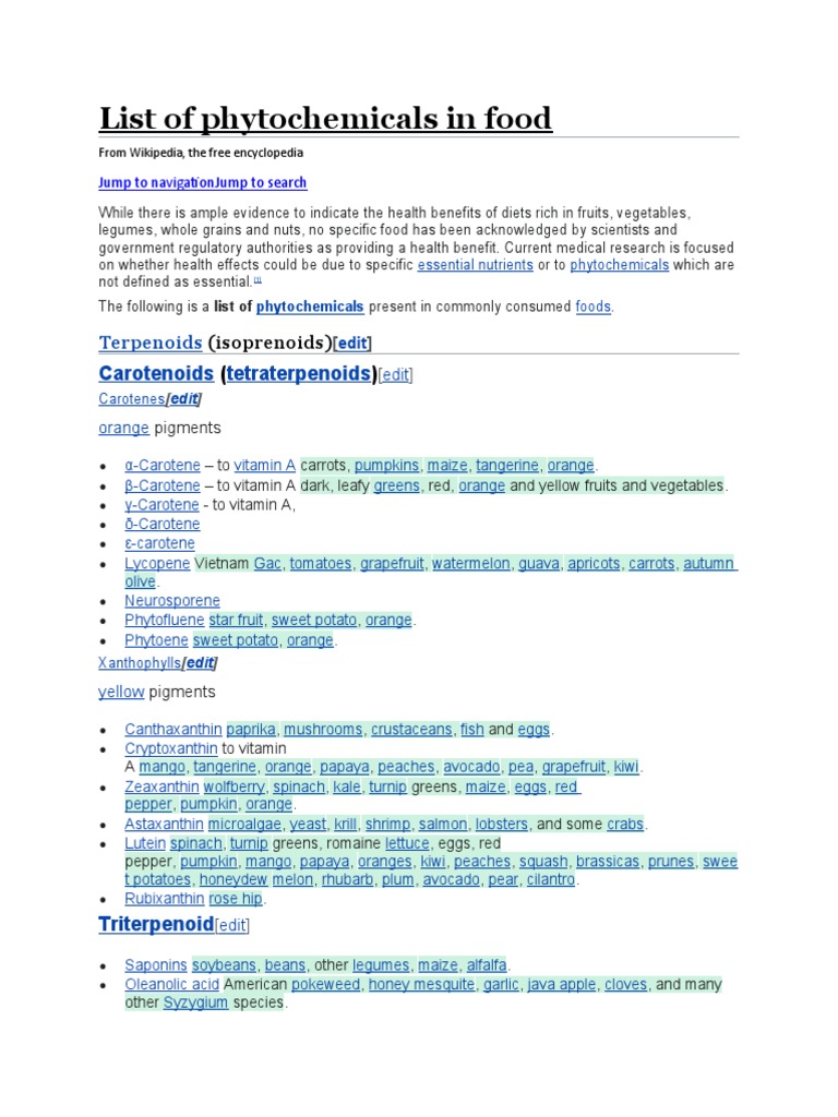 Phytochemicals in Food PDF