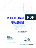 Introducción A Lean Management AVANTE