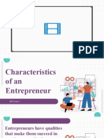 Gr4q1l2 Characteristics of An Entrepreneur