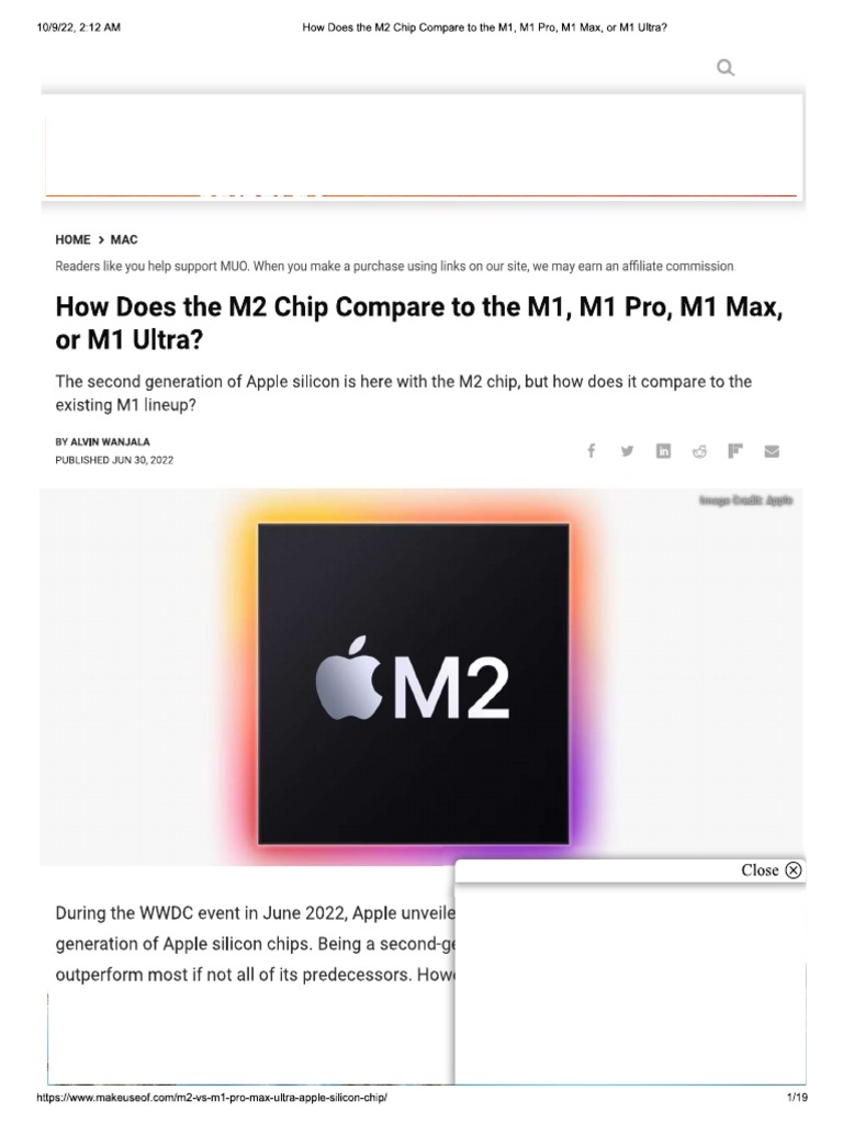 M1 Vs M2 | PDF