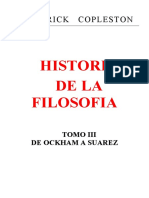 Tomo 3 - III - Historia de la filosofía - De Ockham a Suarez - Copleston