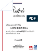 Certificado FMU