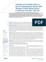 Adjuvant Letrozole and Tamoxifen Alone or Sequentially For Postmenopausal Women With Hormone Receptor-Positive Breast Cancer Long-Term Follow-Up of The BIG 1-98 Trial