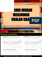 Teknik Menjawab Soalan KBAT