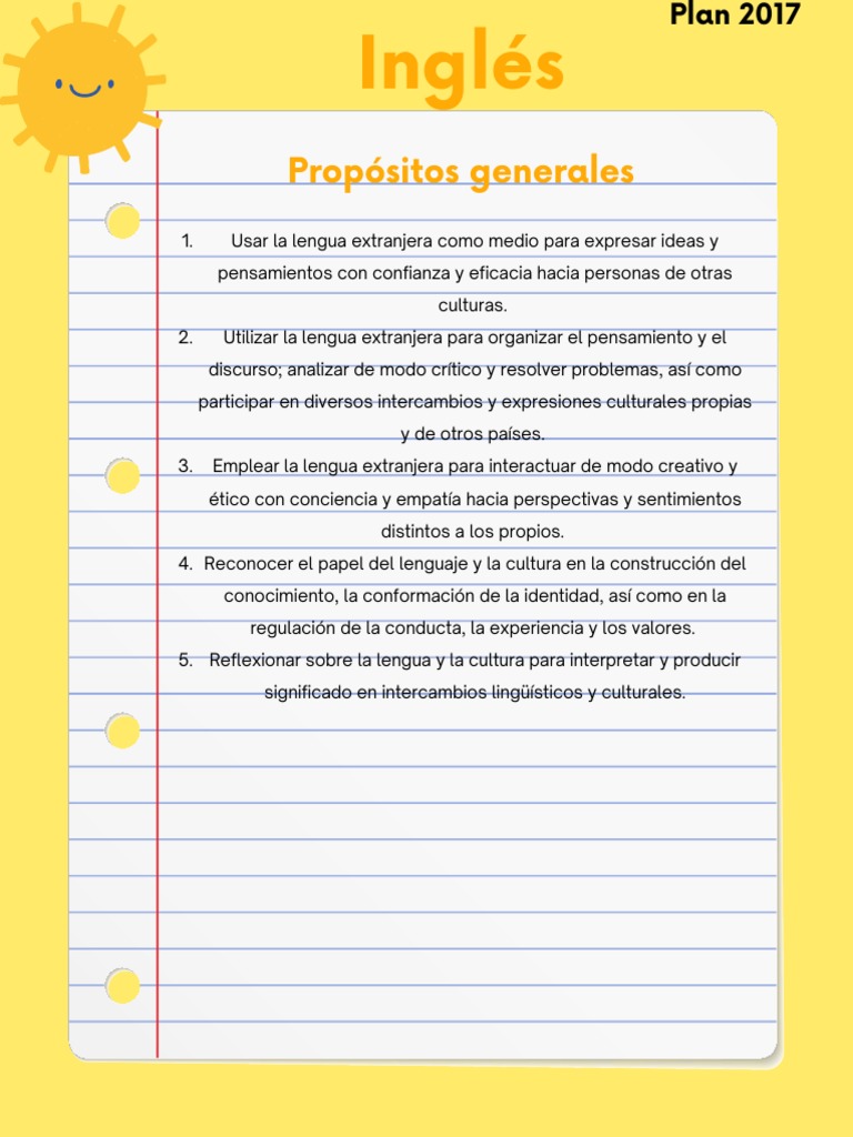 Propositos Generales Inglés PDF
