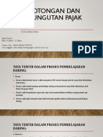 Pemotongan Dan Pemungutan Pajak: Octa Surya Fatra Pajak Pot-Put Rabu 19.30pm - 21.30pm Online Class: Kelas Pajak Pot-Put