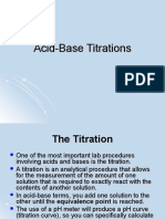 Acid-Base Titration